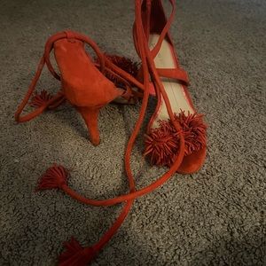 Gianni binni red heels 6.5